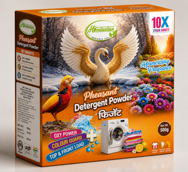 HOISCI Pheasant Detergent Powder – Oxy Power & Colour Guard (500g)