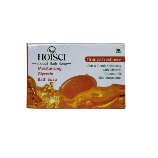HOISCI Moisturizing Glycerin Bath Soap – Orange Freshness