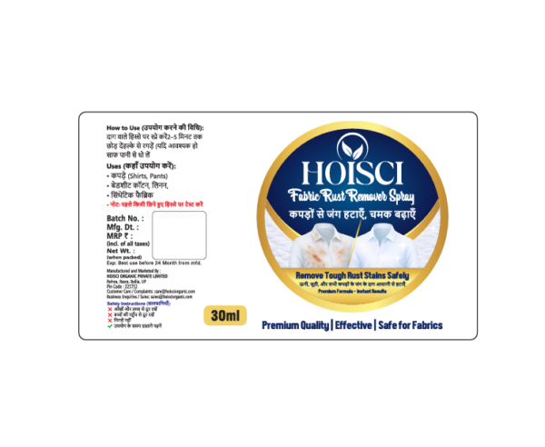 HOISCI Fabric Rust Remover Spray