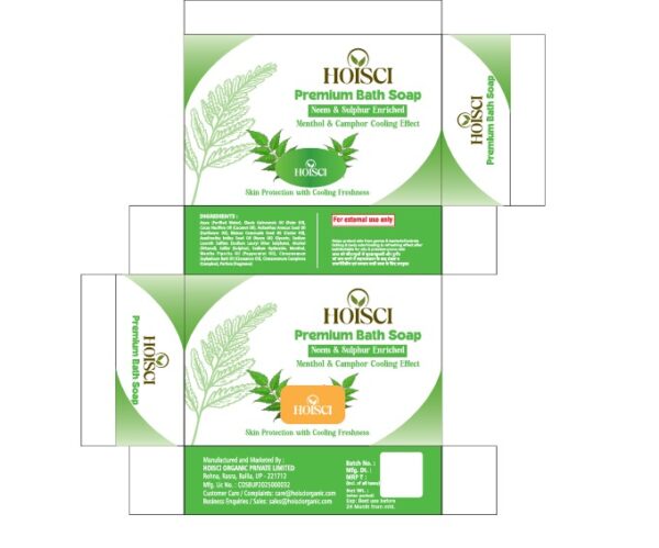 HOISCI Premium Bath Soap (Neem & Sulphur Enriched)
